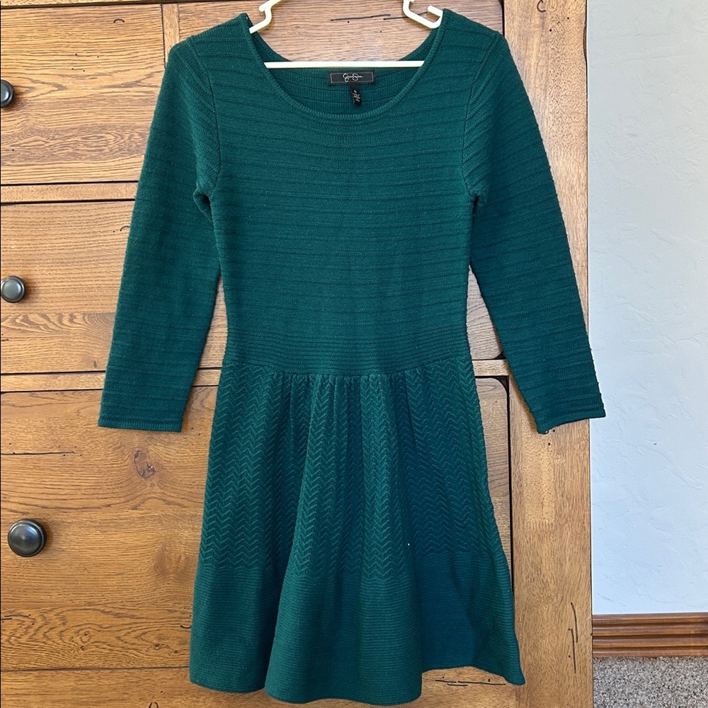 Elegant Green Jessica Simpson Women's Dress